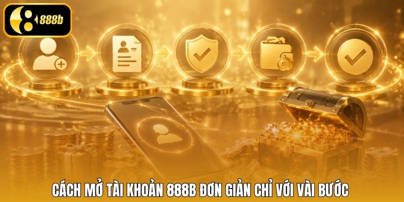 Cách mở tài khoản 888B đơn giản chỉ với vài bước