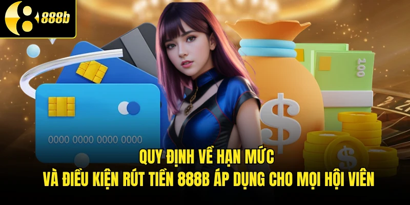 Quy định về hạn mức và điều kiện rút tiền 888B áp dụng cho mọi hội viên