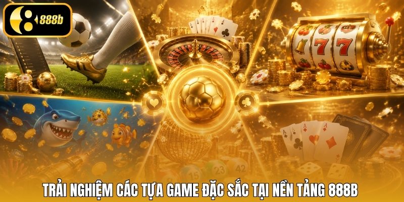 Trải nghiệm các tựa game đặc sắc tại nền tảng 888B